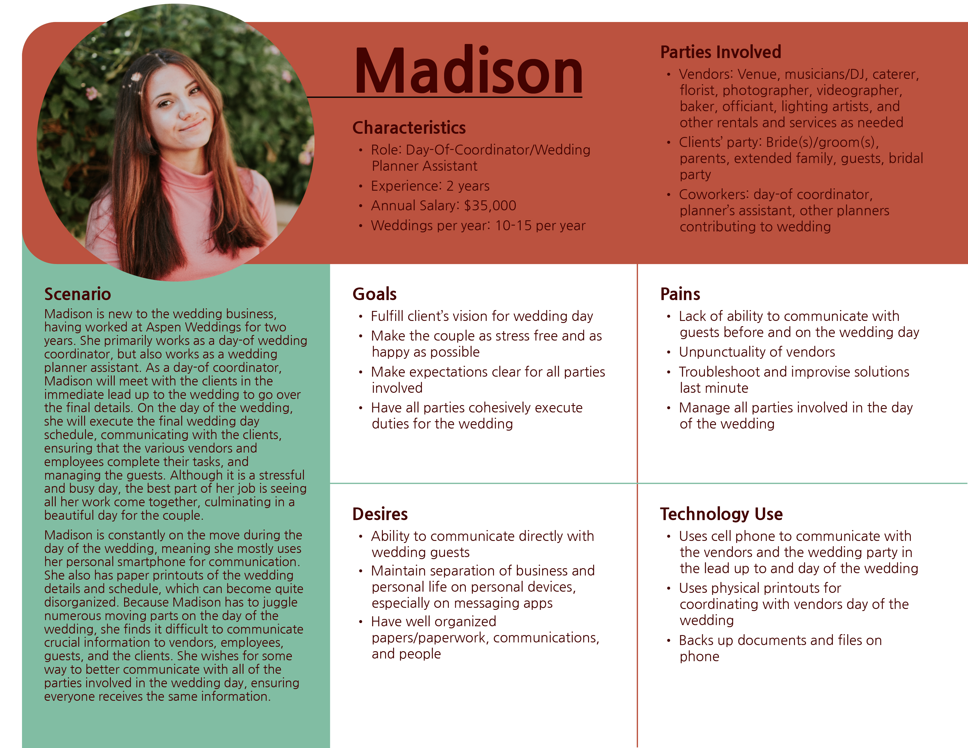 Persona of Madison