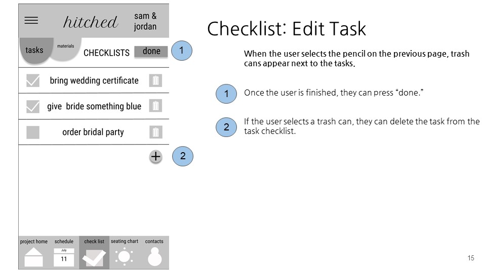 checklist edit task