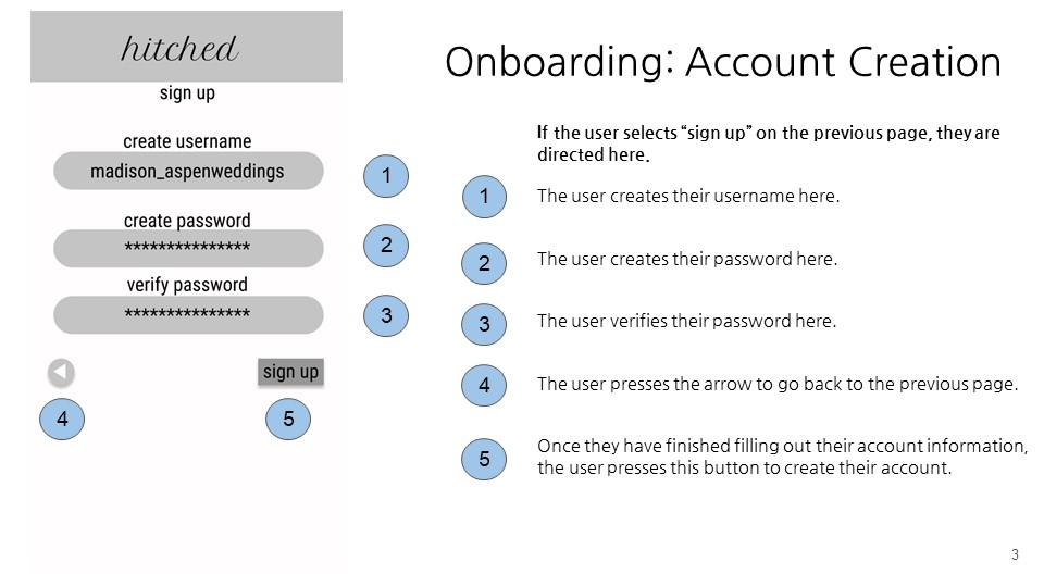 account creation