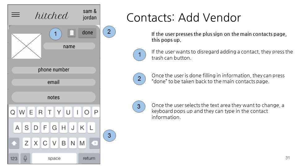 contacts add vendor